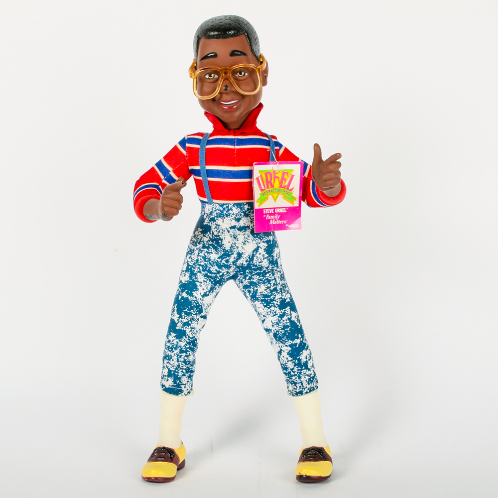 1991 "Family Matters, Steve Urkel" Doll EBTH